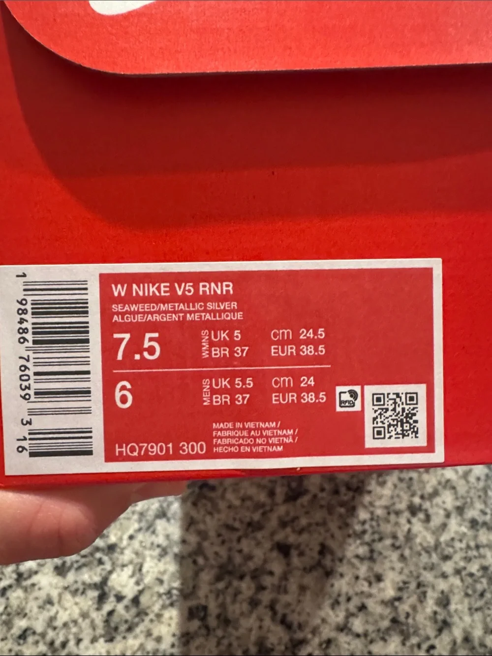 Women’s Nike V5 RNR
